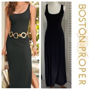 🌿Boston Proper Scoop-Neck Sleeveless Maxi